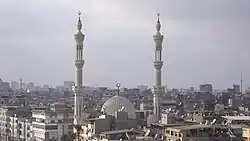 Damietta, v popředí mešita al-Bahr