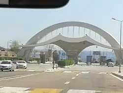 Dálniční vjezd do města