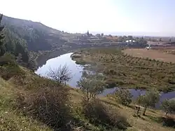 Řeka Afrin v Guvernorátu Aleppo