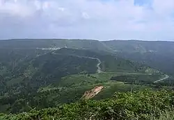 Pohled na Hačimantai od jihu