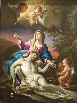 Pieta (kol. 1720) Los Angeles County Museum of Art, Los Angeles