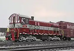 Lokomotiva Alco S-2 při posunu