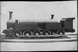 Model lokomotivy P.L.M., asi 1855