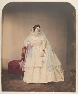 Portrait in a White Dress