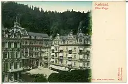 Hotel Pupp v roce 1898