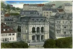 Budova městského divadla v roce 1898