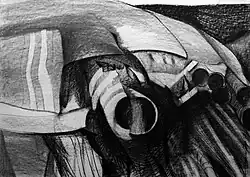 Kapotáž, 1978, uhel 61 x 86 cm