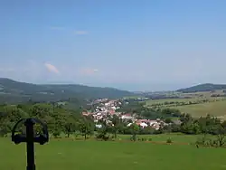 Pohled na obec z jihu