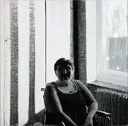 Jana I, akryl na párané riflovině, 85 X 85 cm (2004)