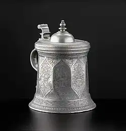 Holba se znakem pražského malířského bratrstva svatého Lukáše, 1599, Uměleckoprůmyslové muzeum v Praze