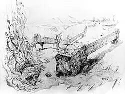 Český achát, čb. foto barevné kresby (1970)