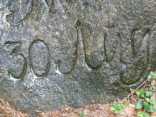 Sporná část nápisu