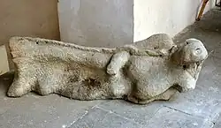 Ležící (malá), pískovec, SGVU Litoměřice