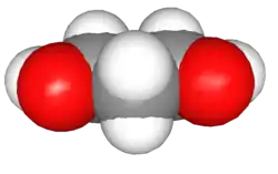 kalotový model molekuly