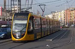 tramvaj CAF Urbos 3 na lince 1