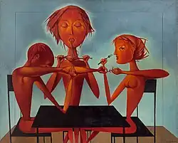 Mikuláš Medek, Velké jídlo (1956), Národní galerie Praha