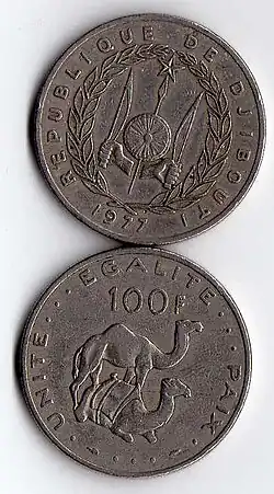 100 franková mince