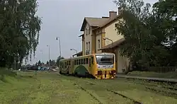 Motorová jednotka 814 v v Litomyšli