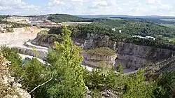 Pohled do Velkolomu Čertovy schody