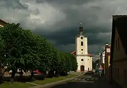 Černé světlo, kostel svatého Bartoloměje, Divišov