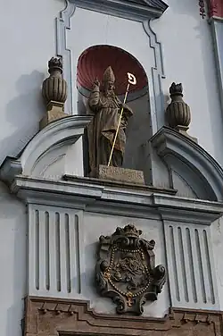 Kostel sv. Vojtěcha v Ústí nad Labem, socha sv. Vojtěcha