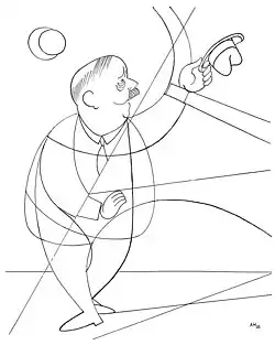 Adolf Hoffmeister, H.G.Wells, 1932