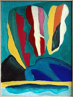 František Hodonský, Lužní podzim, olej, plátno, 2010