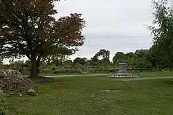 Sokl bývalého památníku