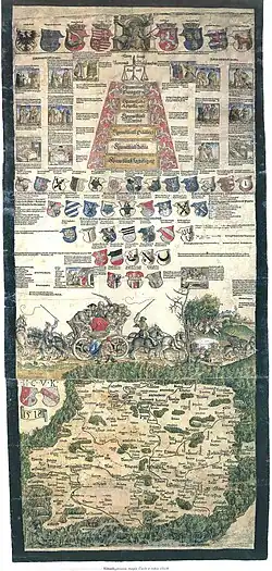 Klaudiánova mapa Čech