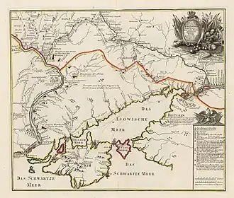 Mapa ruského tažení