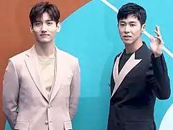 Max Changmin a U-Know Yunho během Soul Fashion Week, 2018