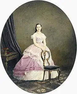 Portrét velkokněžny Olgy Konstantinovny z roku 1867