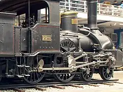 Lokomotiva s hallskými klikami s výstředníky (ÖNWB Ic / ČSD 252.008, NTM Praha)