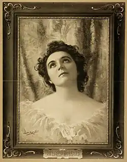 Plakát Mildred Holland, 1899