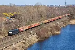 Ucelený vlak dopravce Retrack Czech