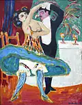 Ernst Ludwig Kirchner: Varieté (pár anglických tanečníků), 1912/1913