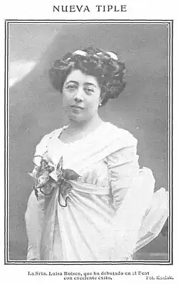 Actualidades, Luisa Buisen