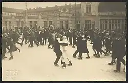 Bruslení na kluzišti WEV ve dvacátých letech