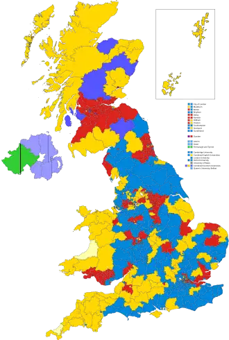 Výsledky voleb podle volebních obvodů