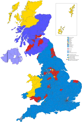 Výsledky voleb podle volebních obvodů