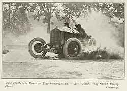 Hrabě Oldřich Kinský s vozem Steyr (r. 1925)