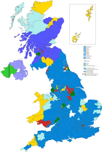 Výsledky voleb podle volebních obvodů