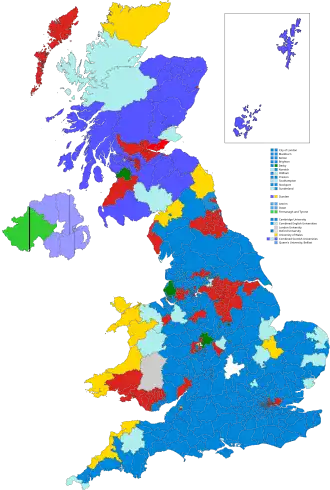 Výsledky voleb podle volebních obvodů