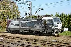 Lokomotiva Vectron MS č. 193 823 EP Cargo