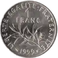 1 francouzský frank