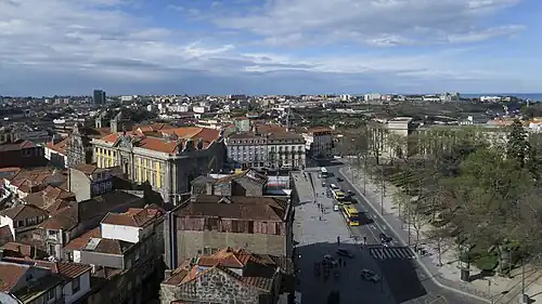 Pohled na Porto z věže