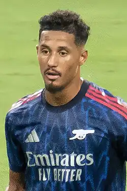 William Saliba (23. července 2025)