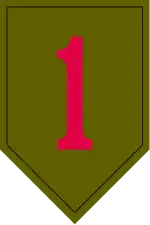 Insignie 1. pěší divize