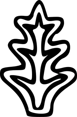 Insignie 1. tankové divize z let 1935 - 1940 a 1943 - 1945