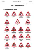 Dopravní značky platné v České republice od roku 2001